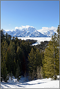 Blick über den Snake River... Teton Range *Rocky Mountains*